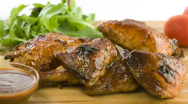 Reheat grilled chicken in air fryer or 350º oven